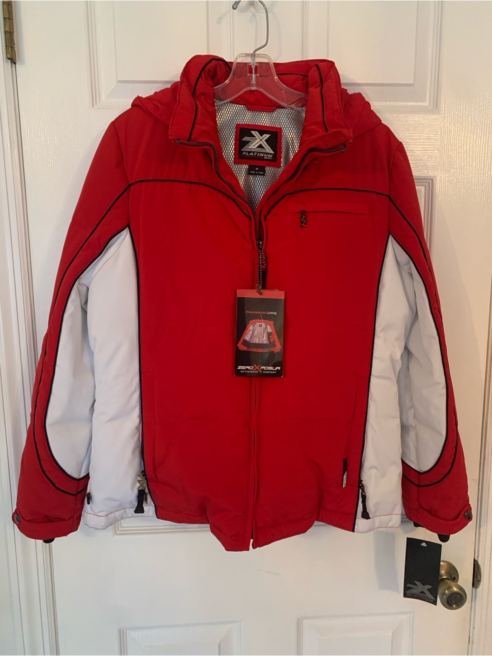 ZeroXposur Platinum Series Winter Ski Jacket Red NWT Size M